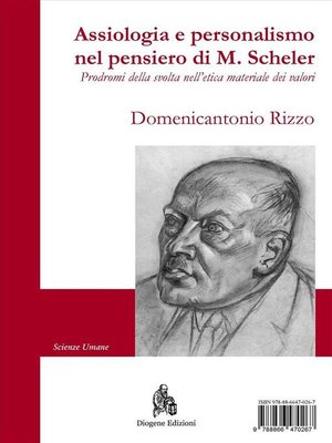 cover image of Assiologia e personalismo nel pensiero di M. Scheler